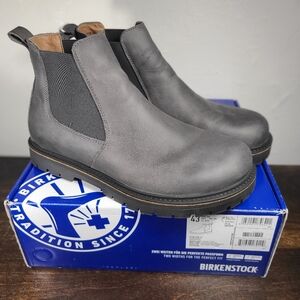 Birkenstock Stalon II Chelsea Boot Nubuck Leather Graphite sz 43 Reg/Wide or 10